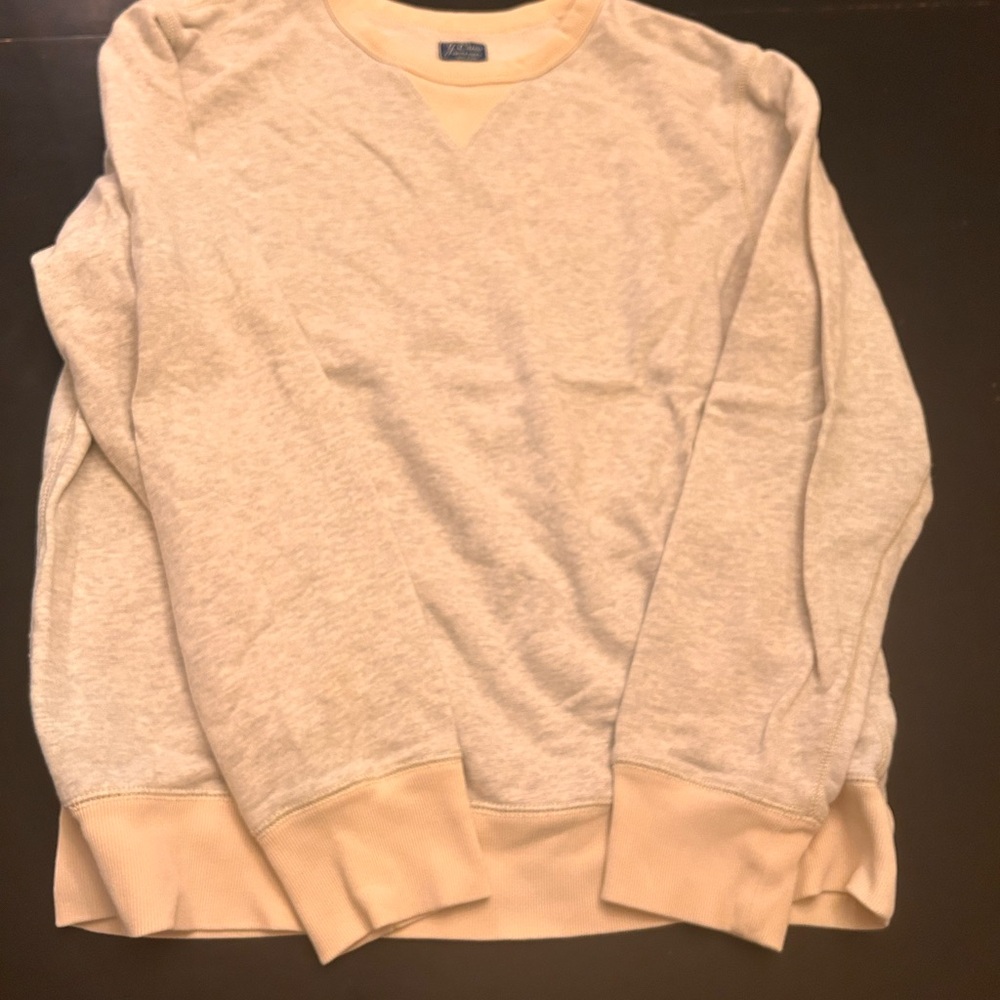 J. Crew Men's “Oatmeal” Crewneck Sweatshirt